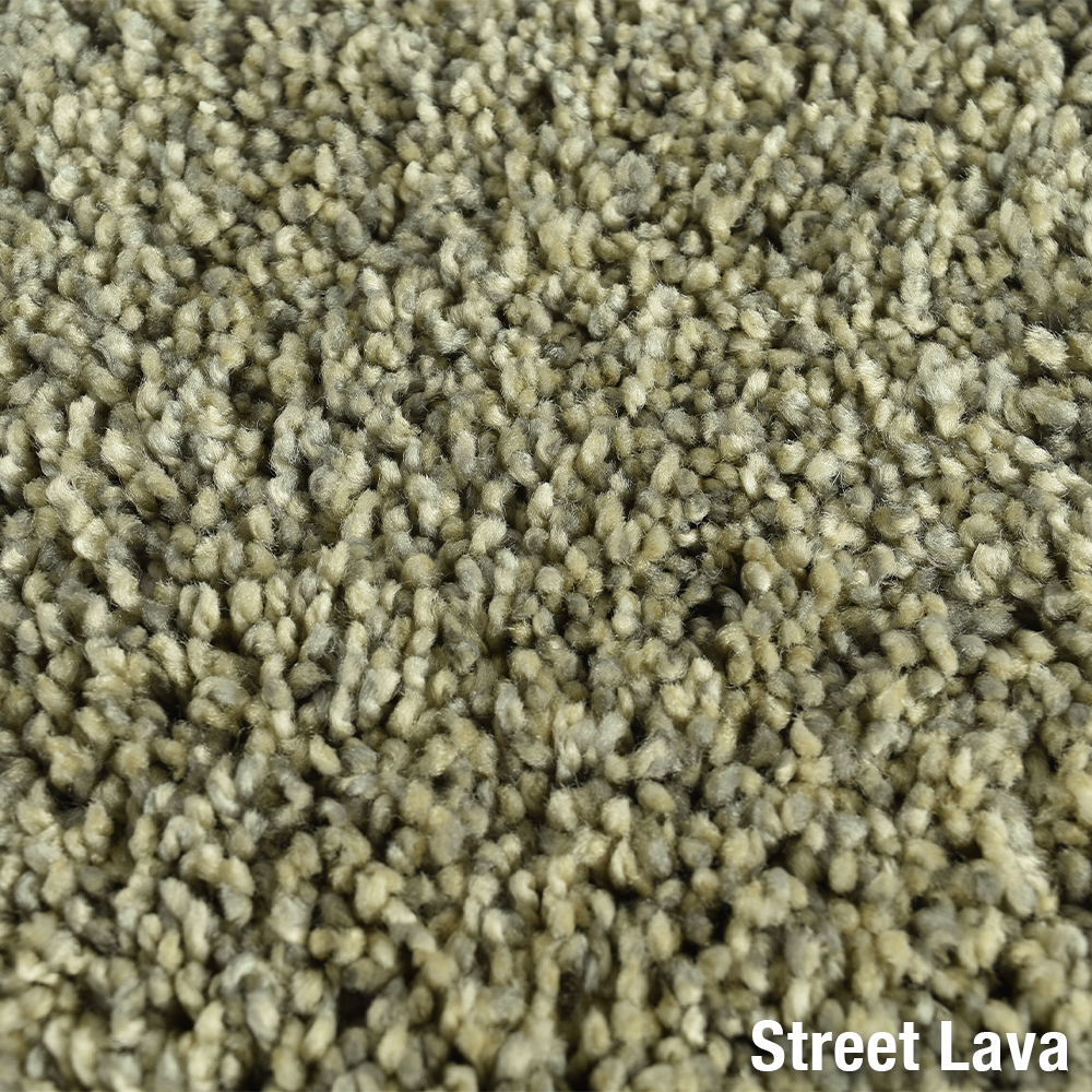 Easy Street Peel and Stick Carpet Tiles 3/4 Inch x 18x18 Inches 10 Per Carton Lava texture