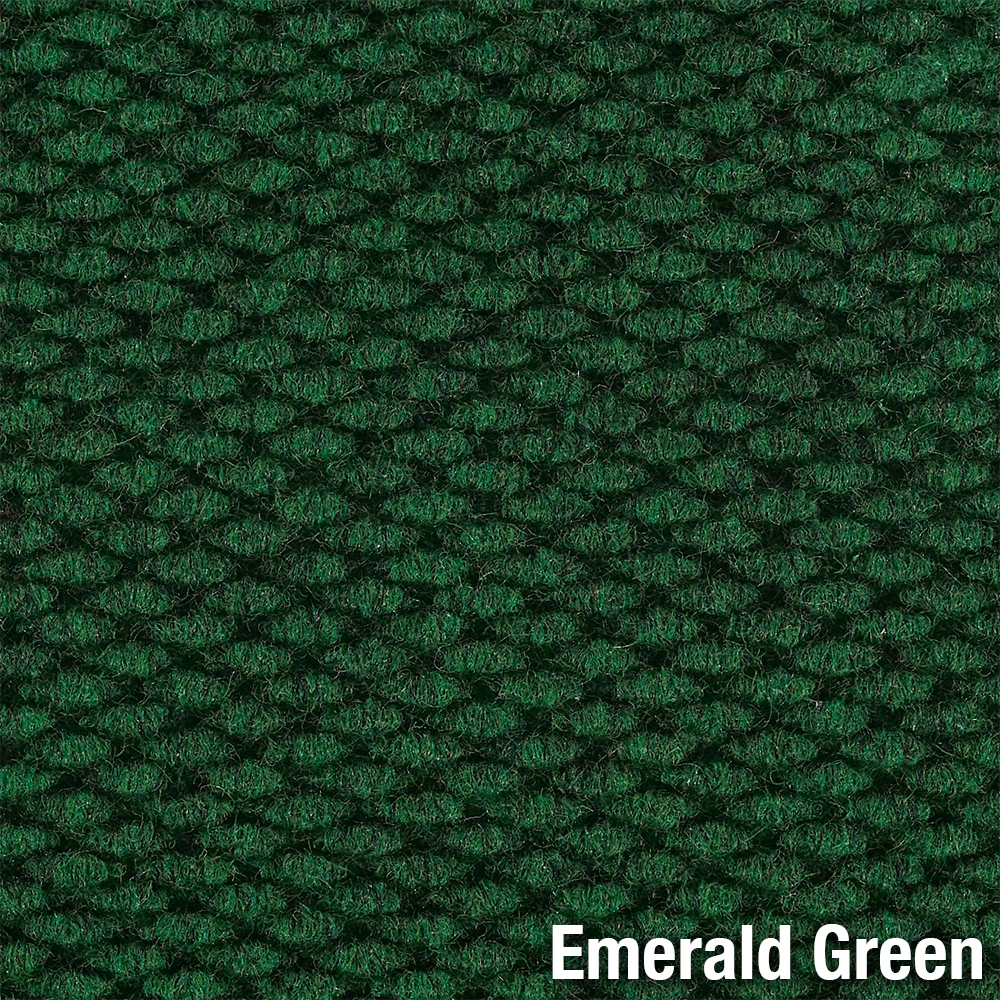 Berber Roll Goods Indoor Entrance Matting-Singed Edge 6 x 125 ft emerald green