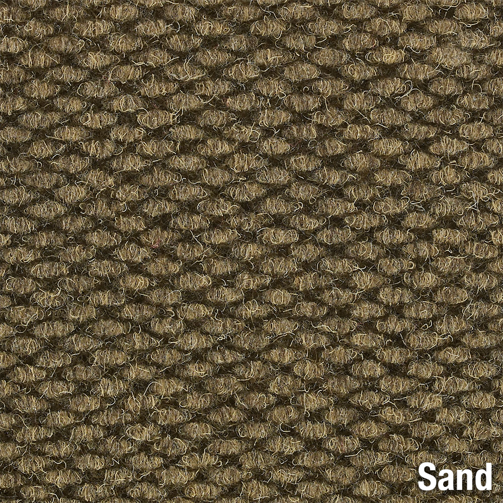 Berber Roll Goods Indoor Entrance Matting-Vinyl Edge 6 x 125 ft sand