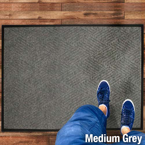 Waterhog Fashion Diamond Indoor Outdoor Entrance Mat 35x118 inches install-5.