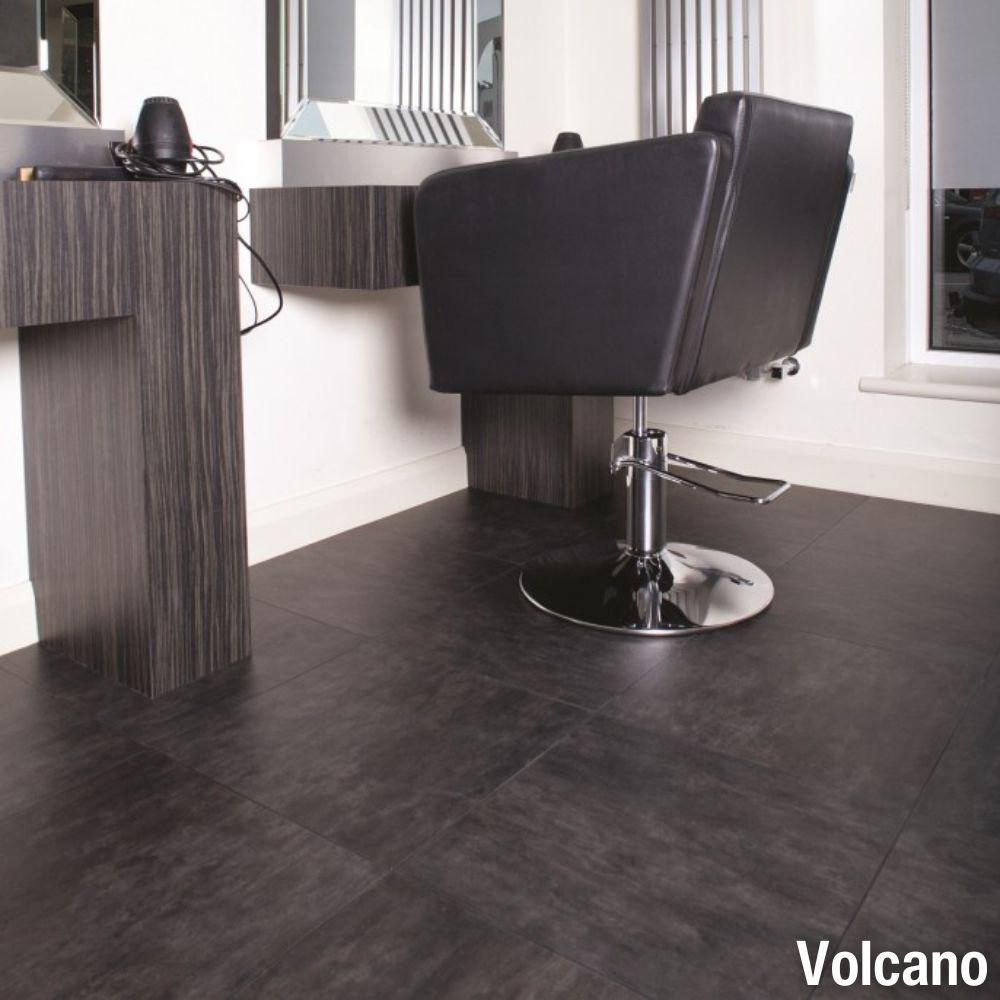 SupraTile 7 mm Designer Vinyl Floor Tiles Top Series hair salon supratile.