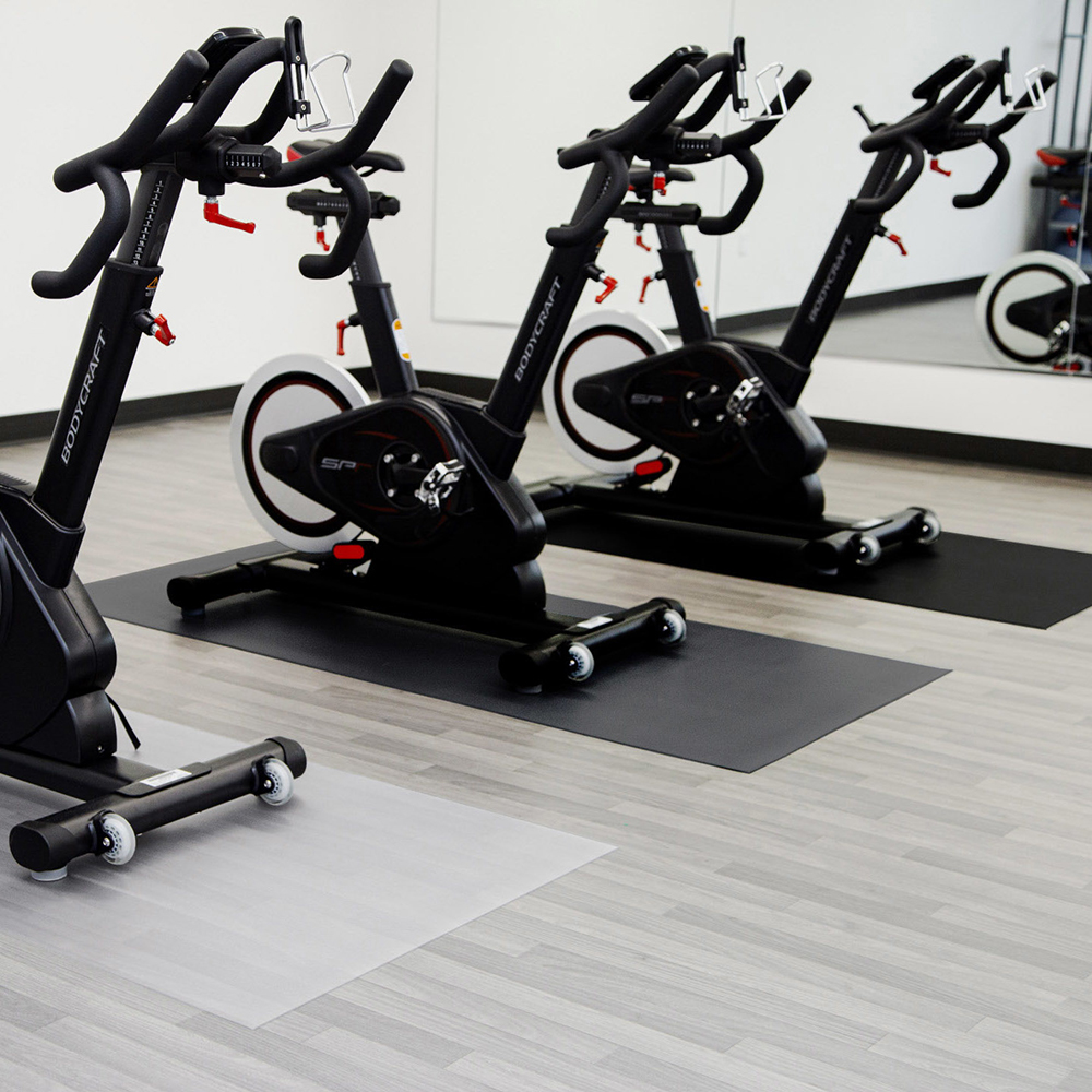 Vinyl Mats for Under Exercise Bikes