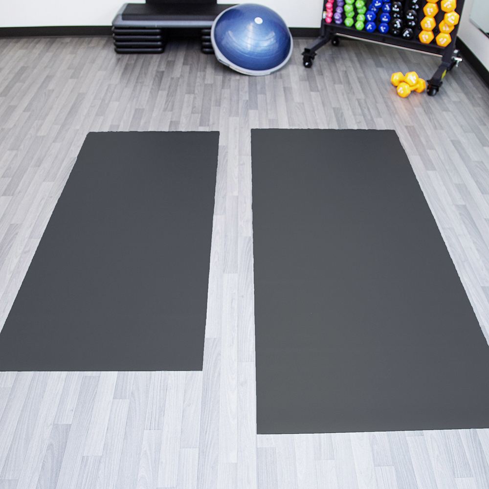 G-Floor Exercise Equipment Mat 75 mil x 36x84 Inch size comparison