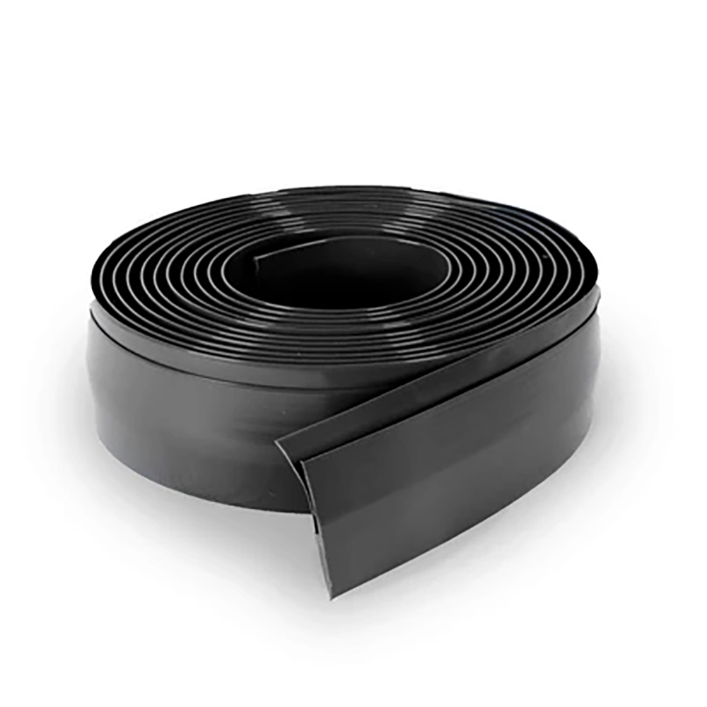 G-Floor Garage Floor Edge Trim 3.25 Inch Wide x 25 Ft. Midnight Black full roll