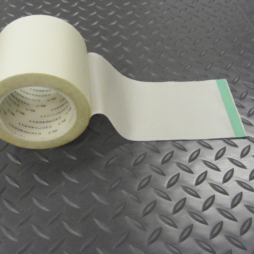 White roll of G-Floor Garage Floor Seam Tape 4 Inch Wide x 30 Yards