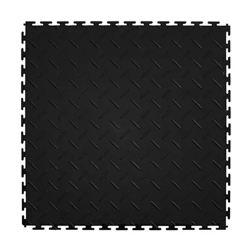 Diamond Plate PVC Mechanical Room Flooring