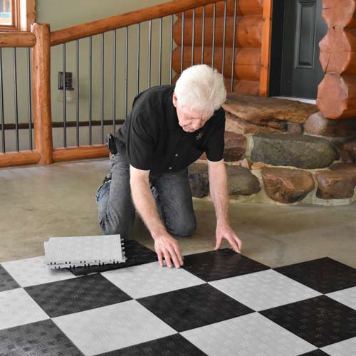 Mark Lund Garage Floor Tile Diamond 