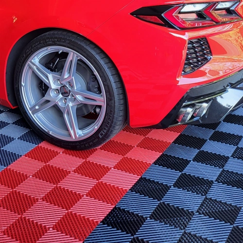 Perforated Garage Tile