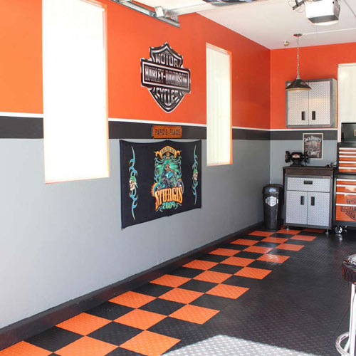 Motorcycle Mats for the showroom and garage make great gifts for