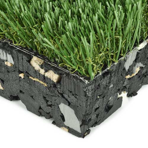 Play Time Playground Turf close up with foam padding