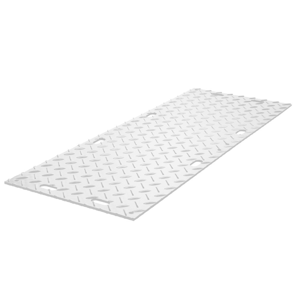 MambaMat Ground Protection Mat Natural 1/2 Inch x 3x8 Ft. full angle view