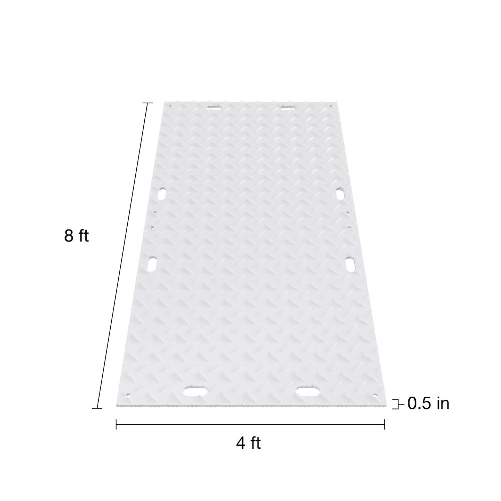 MambaMat Ground Protection Mat Natural 1/2 Inch x 4x8 Ft. full size