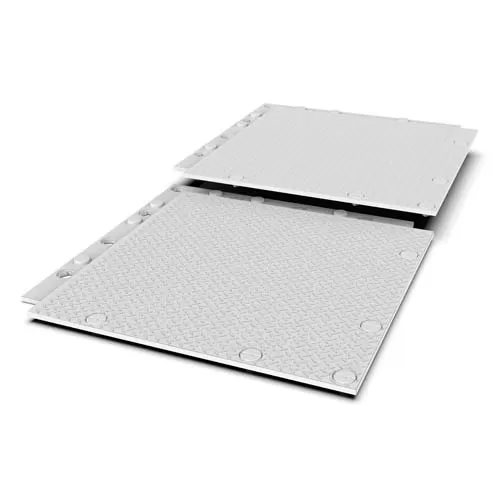 White Matrax Light Duty Pedestrian Composite Mats