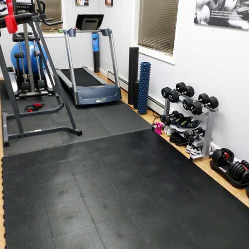 Foam Tiles for Treadmill Mats over Hard Floor