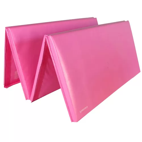 pink folding gym mats