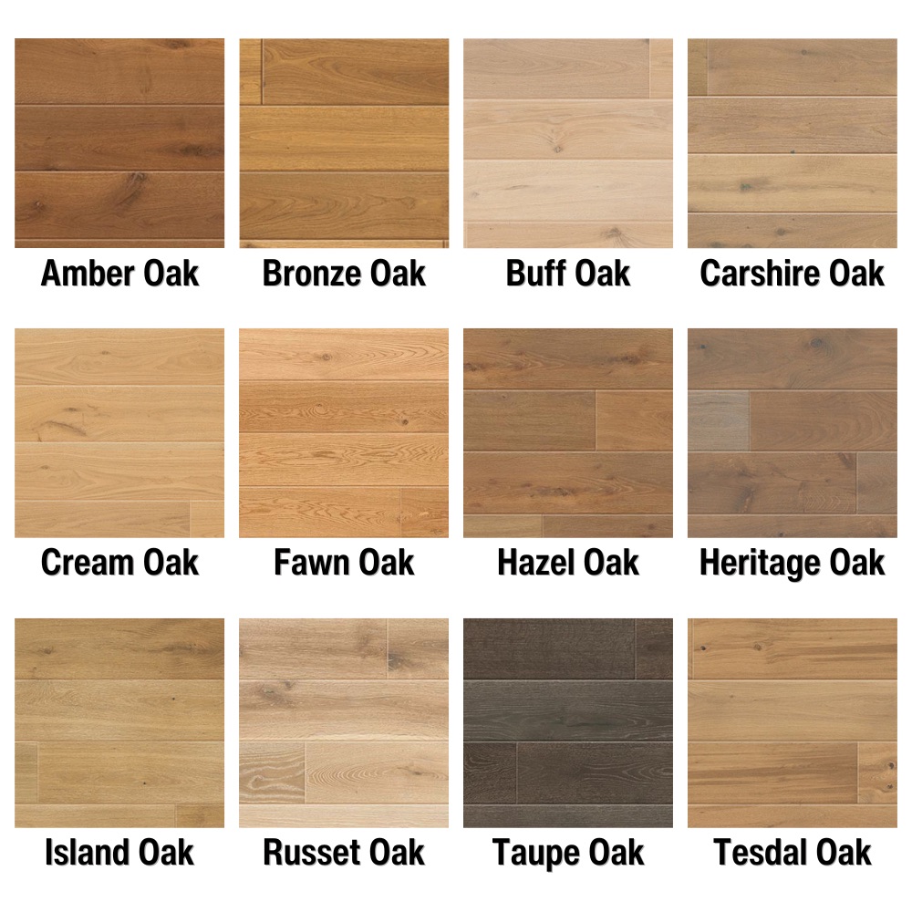 Castle Oak Engineered Hardwood Planks 31.3 Sq Ft per Carton all colors