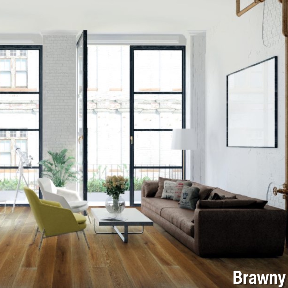 English Country Engineered Hardwood Flooring Oak Brawny Living Room