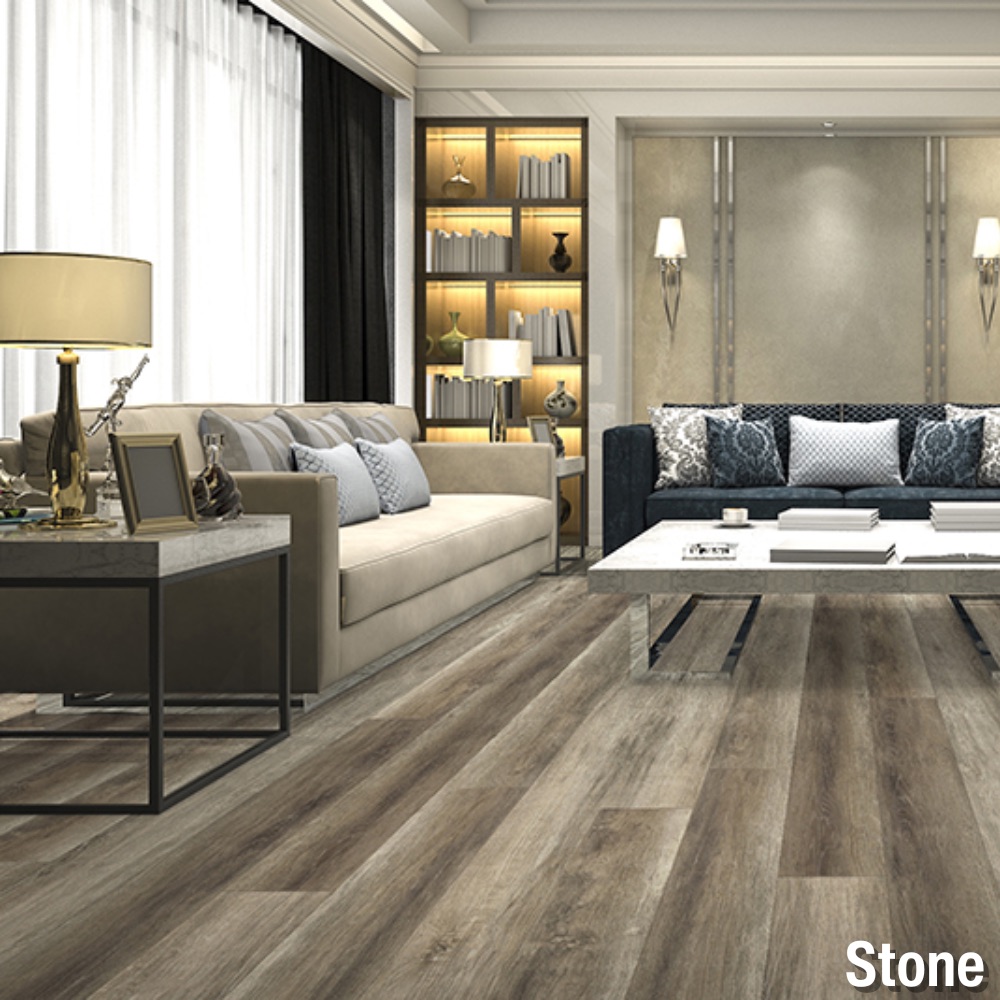 Manhattan Edge Laminate SPC Flooring stone Family Room