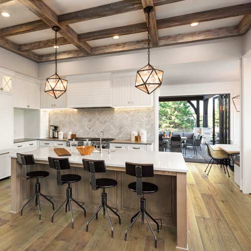 hardwood flooring in kitchen