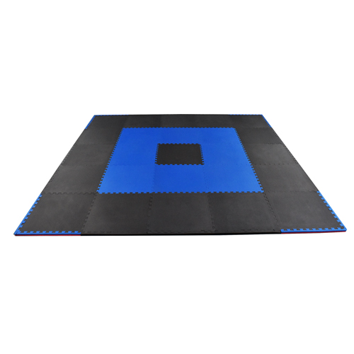 Martial arts foam mats for bootcamp exercises at home