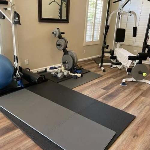 Best Gym Floor Over Carpet for Home - StayLock Tiles