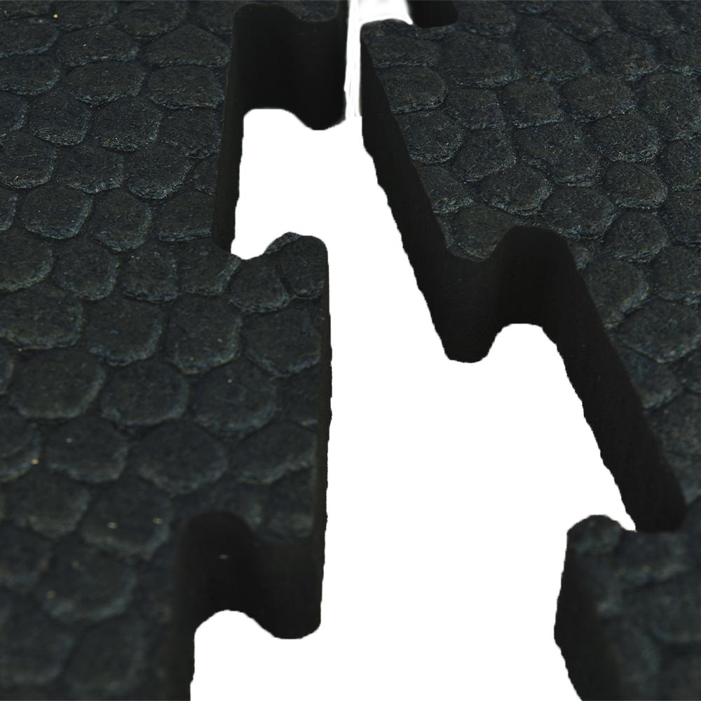 interlocking rubber stall mats interlock close up