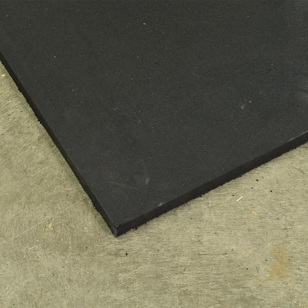 smooth top rubber stall mats over concrete