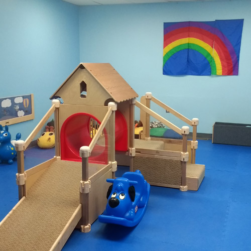 Blue Indoor Playground Foam Tiles