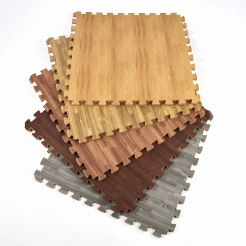 Wood Grain Foam Tiles Reversible