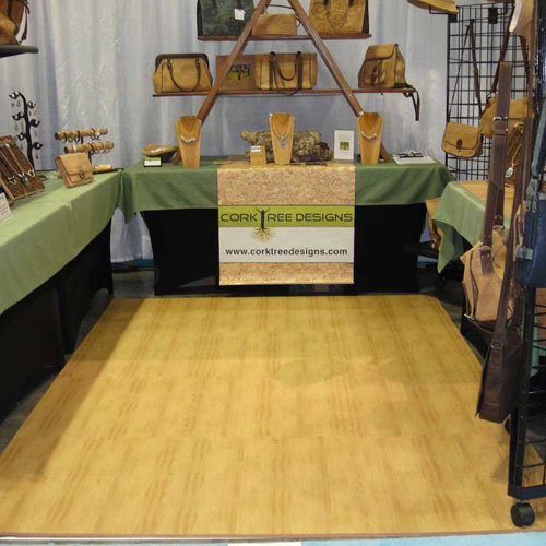 Portable floor tiles for Event and Trade Shows