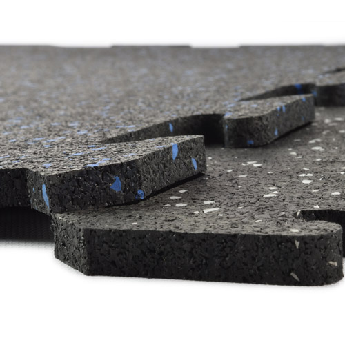 rubber flooring tiles can be interlocking or tight fitting straight edge pieces