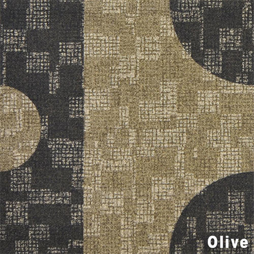 Clockwork Carpet Tiles Olive Large 1 meter