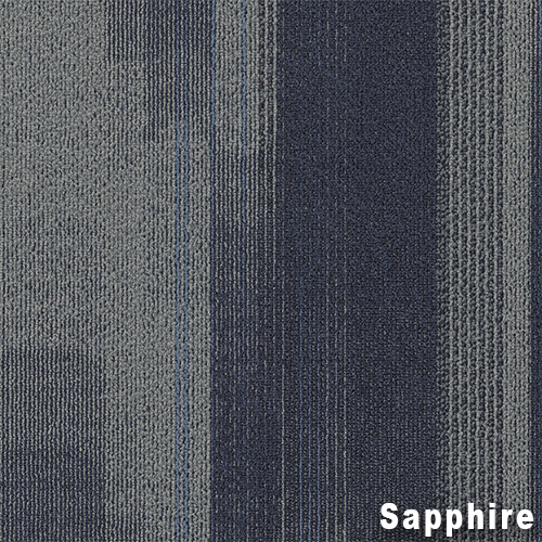 Sapphire color close up Diversions Commercial Carpet Tile .42 Inch x 50x50 cm per Tile