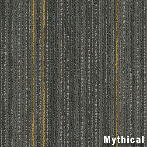 Mythical color close up Higher Calling Commercial Carpet Plank .23 Inch x 9x36 Inches 20 per Carton