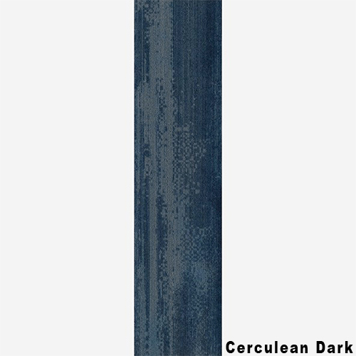 Ingrained Commercial Carpet Plank Colors .28 Inch x 25 cm x 1 Meter Per Plank Cerulean Dark Full