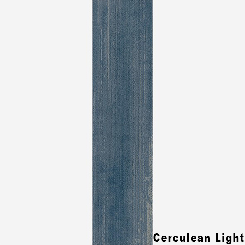 Cerulean Light Full Ingrained Commercial Carpet Plank Colors .28 Inch x 25 cm x 1 Meter Per Plank