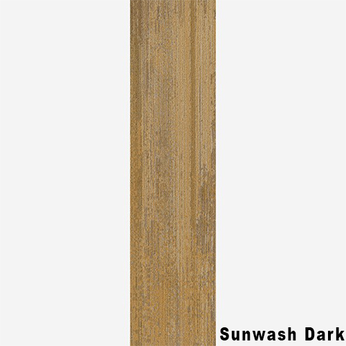 Ingrained Commercial Carpet Plank Colors .28 Inch x 25 cm x 1 Meter Per Plank Sunwash Dark Full
