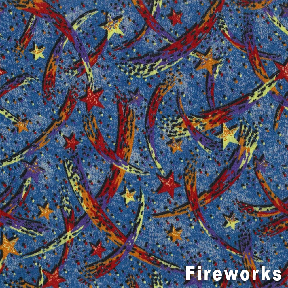 Kids Carpet Tiles Fireworks