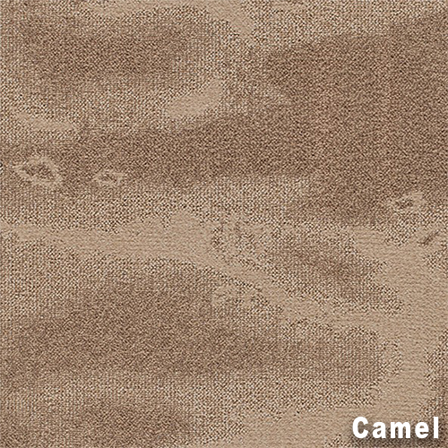 Oil and Water Commercial Carpet Tiles .32 Inch x 50x50 cm per Tile Camel color close up