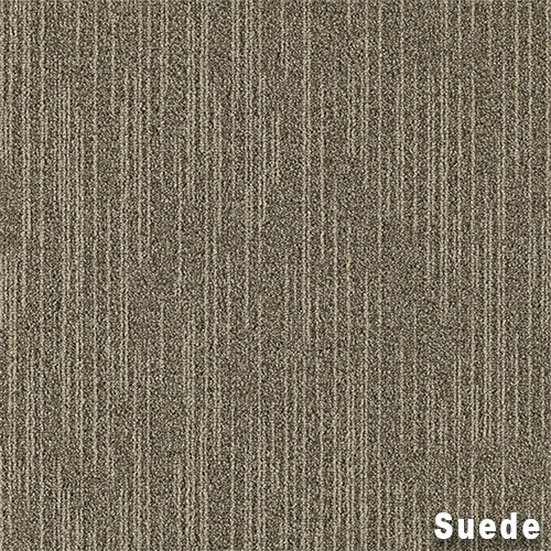 Overdirve Commercial Carpet Tile .30 Inch x 50x50 cm per Tile Suede color close up