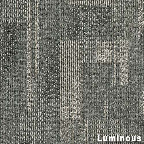 Point of View Commercial Carpet Plank .27 Inch x 18x36 Inches 10 per Carton Luminous color close up