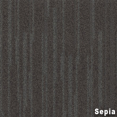 Sepia color close up Quicken Commercial Carpet Tile .42 Inch x 50x50 cm per Tile