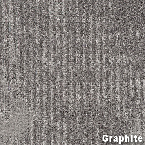 Static Commercial Carpet Tile .33 Inch x 50x50 cm per Tile Graphite color close up