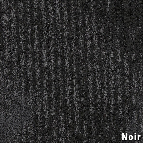 Static Commercial Carpet Tile .33 Inch x 50x50 cm per Tile Noir color close up