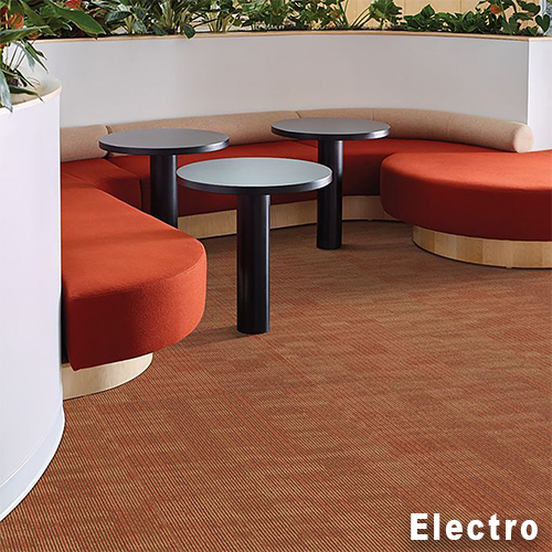 Trinity Commercial Carpet Plank .22 Inch x 1.5x3 Ft. 10 per Carton Restaurant with Electro colored tiles