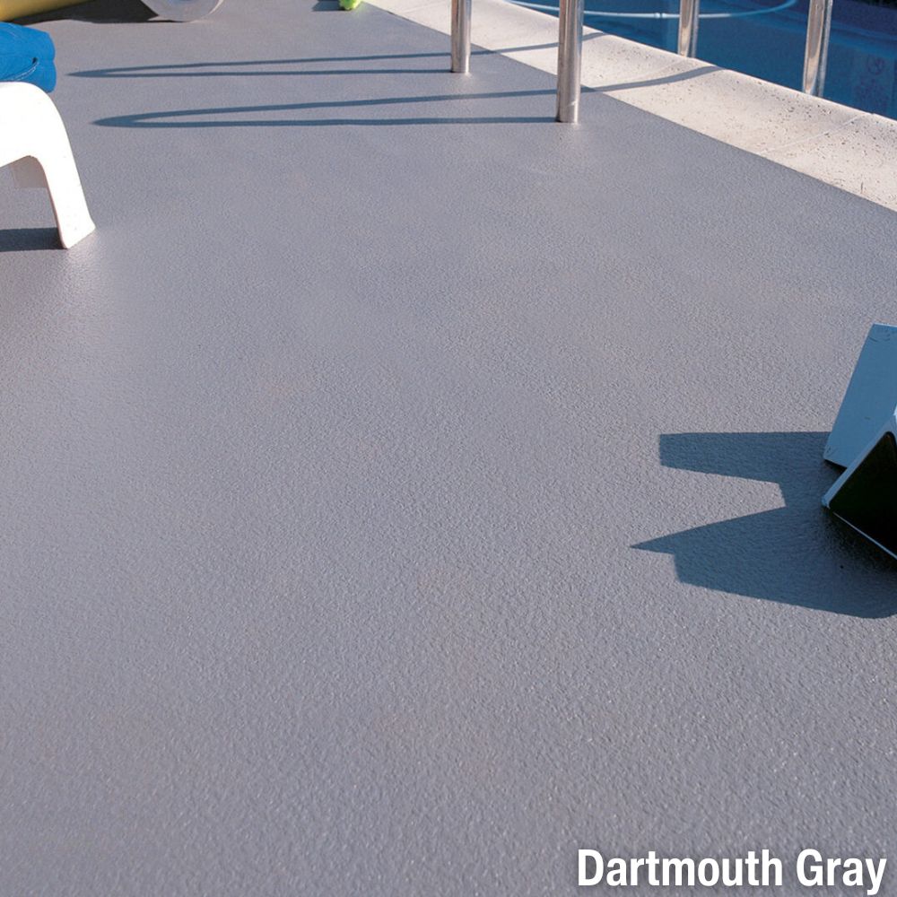 LonDeck Commercial Vinyl Rolls dartmouth gray install