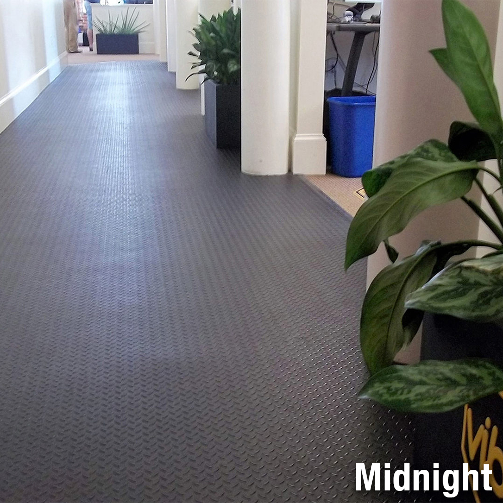 use heavy duty vinyl in office hallway