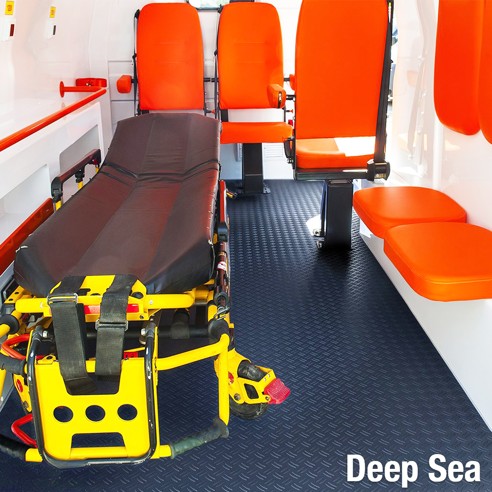 LonPlate Max Vinyl Roll 6x60 Ft. Deep Sea in ambulance