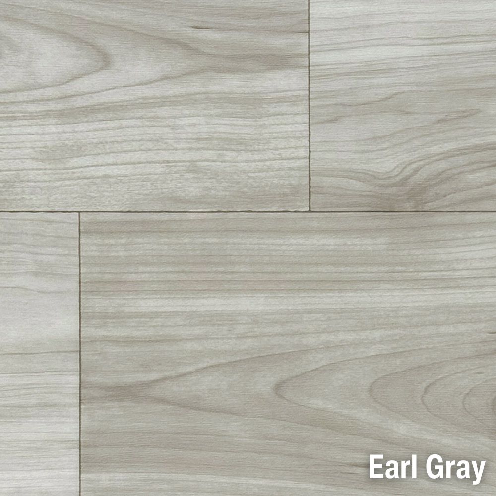 LonWood Madera Commercial Vinyl Rolls 6x60 Ft Earl Gray close up