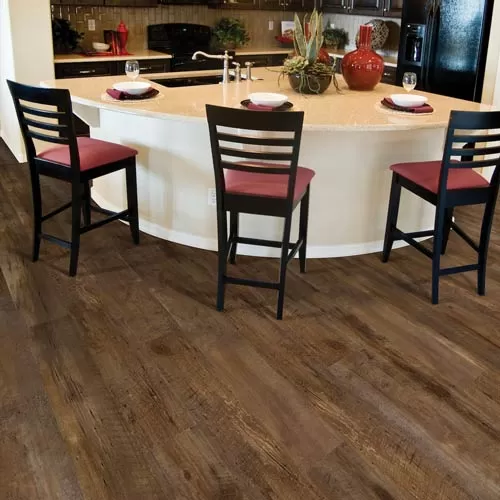 Plank finish laminate flooring